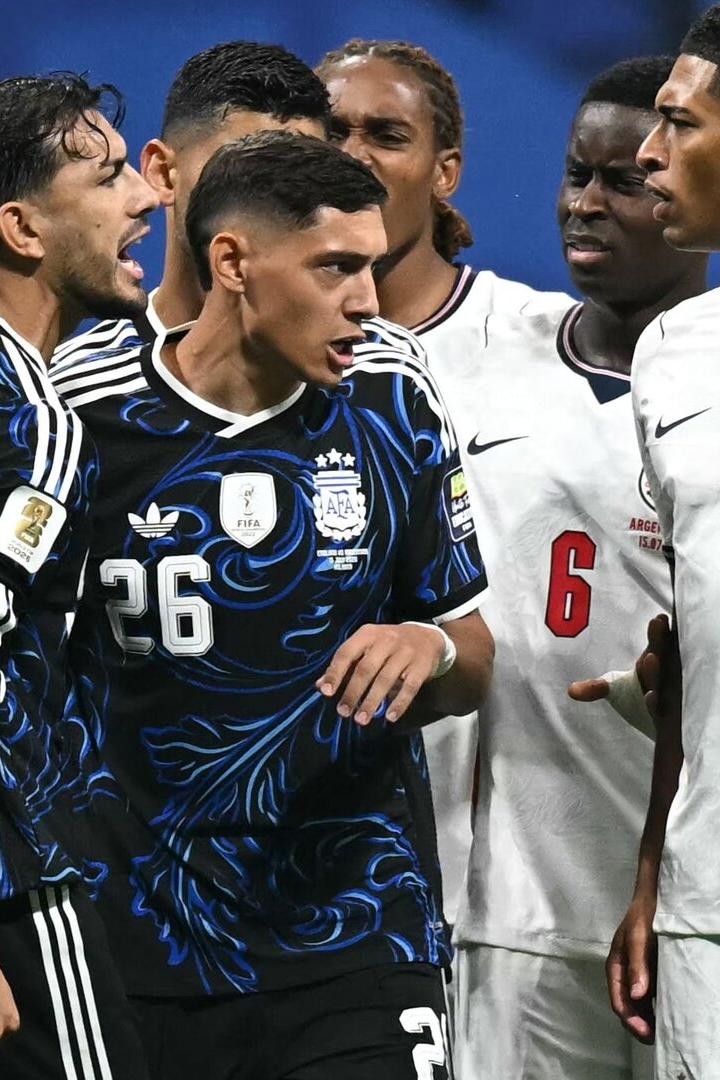 Hitzige Szenen bei Argentinien gegen England