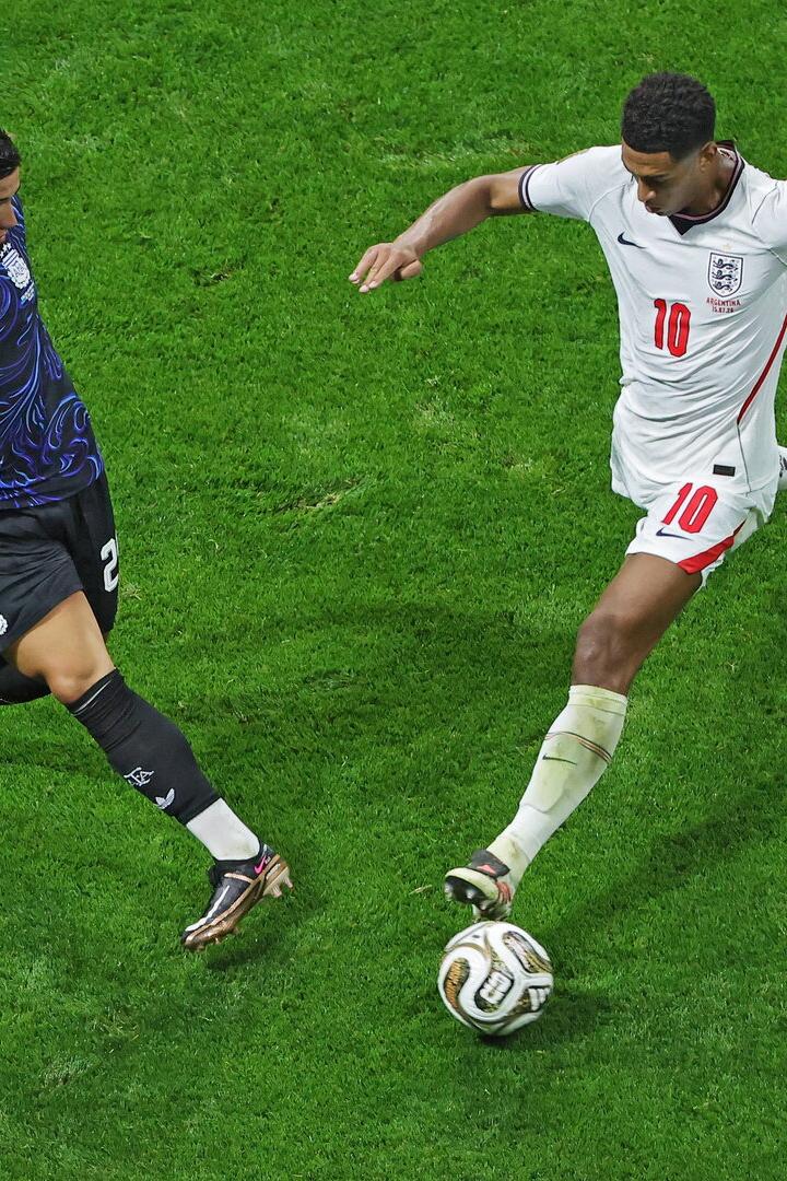 Eine Szene aus Argentinien gegen England