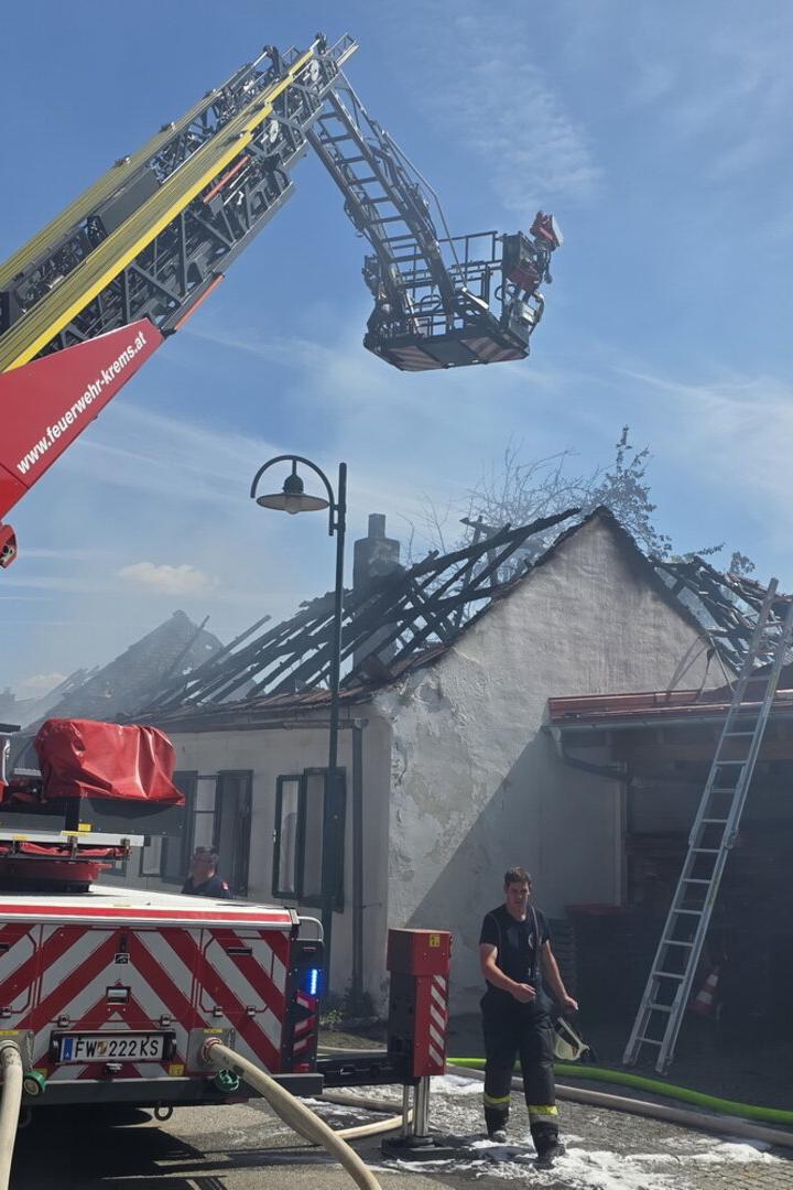 Ein Toter bei Wohnhausbrand in Gösing am Wagram.