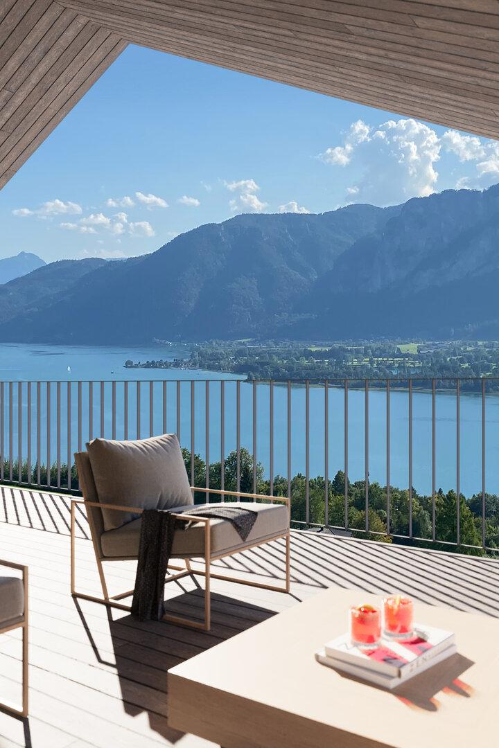 Villa mit Mondsee-Blick um 2,2 Mio Euro