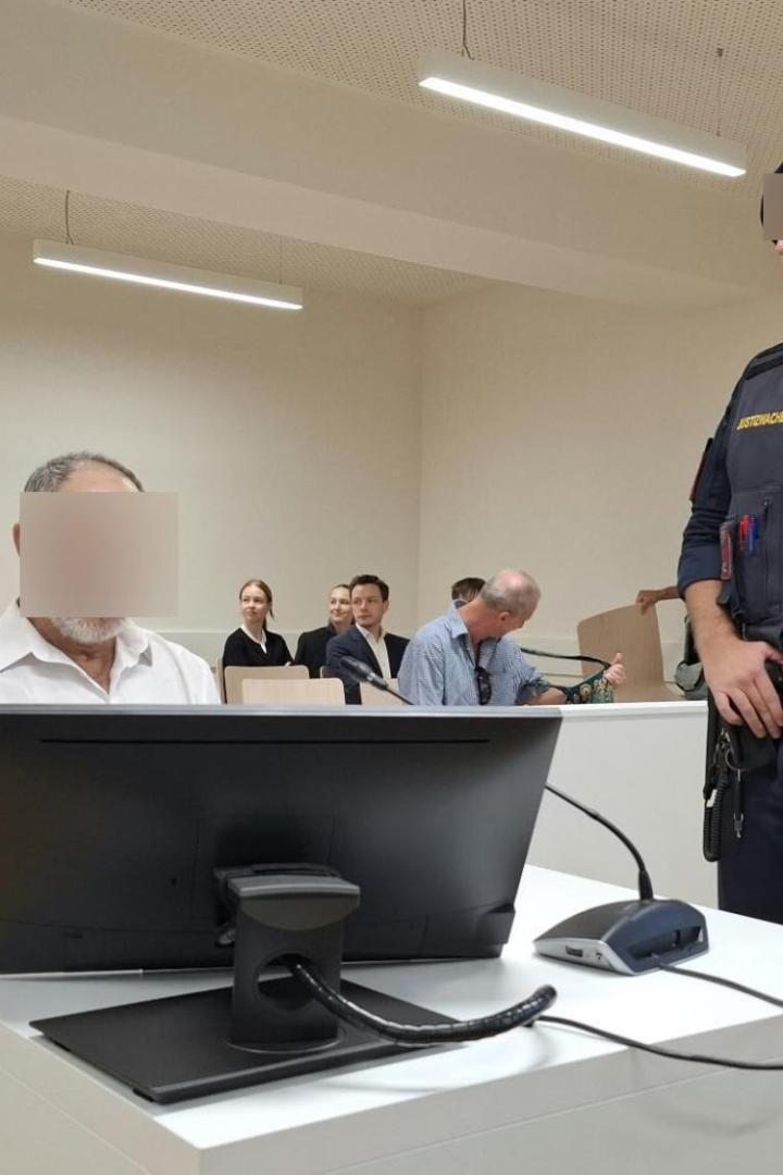 Der 61-jährige Angeklagte beim Prozess