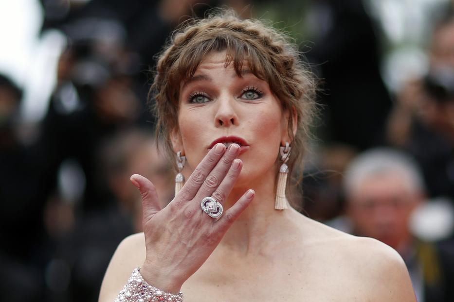 Milla Jovovich bei der Vorführung von „Sibyl“ bei den Filmfestspielen in Cannes.