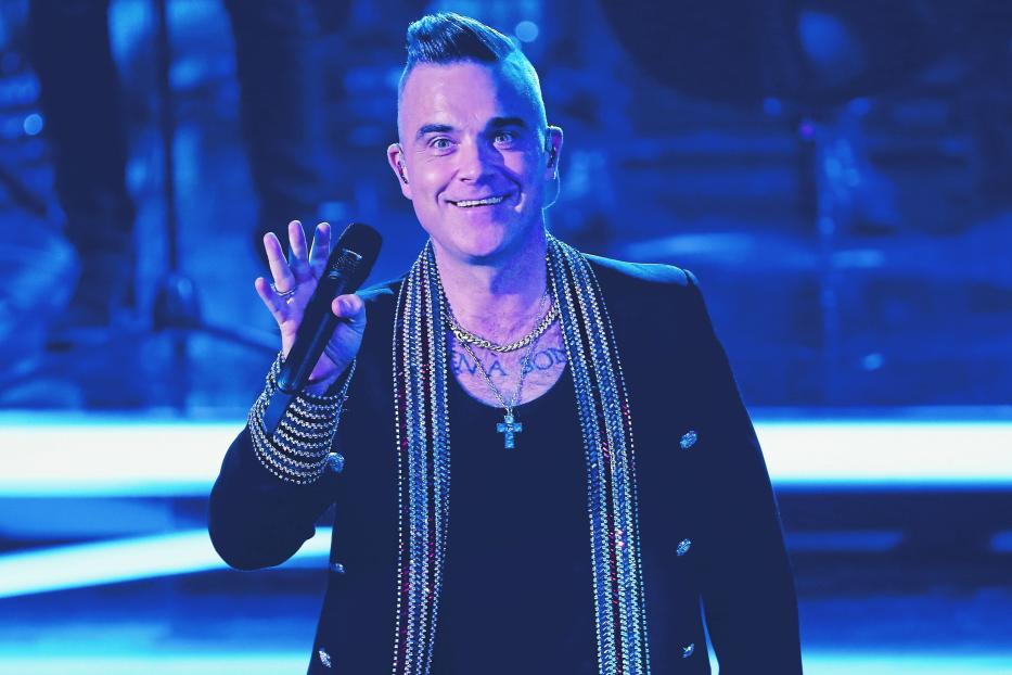 Robbie Williams bei der „Ein Herz für Kinder“-Gala in Berlin.