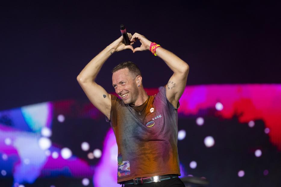 Coldplay tritt in Santo Domingo auf.