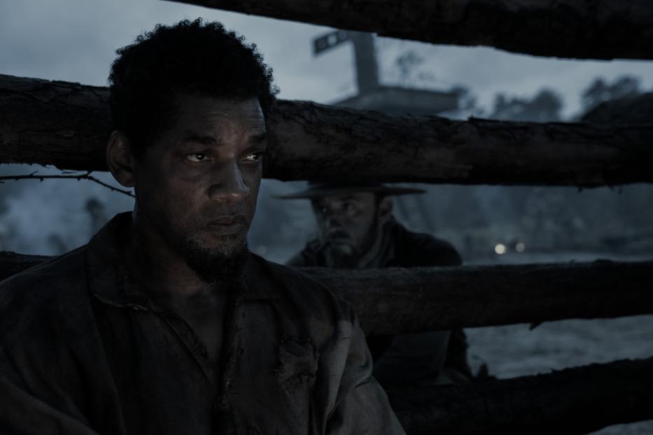Will Smith in einer Szene aus dem Film „Emancipation“.