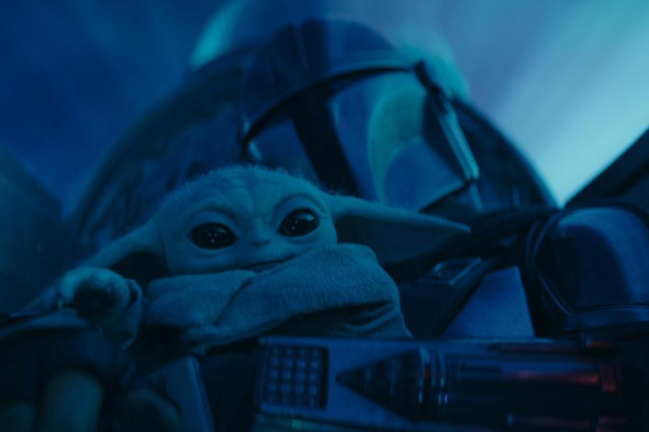 Szene aus der dritten Staffel von „The Mandalorian“.