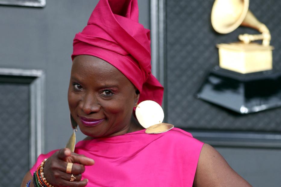 Angélique Kidjo bei den 64. jährlichen Grammy Awards in Las Vegas.