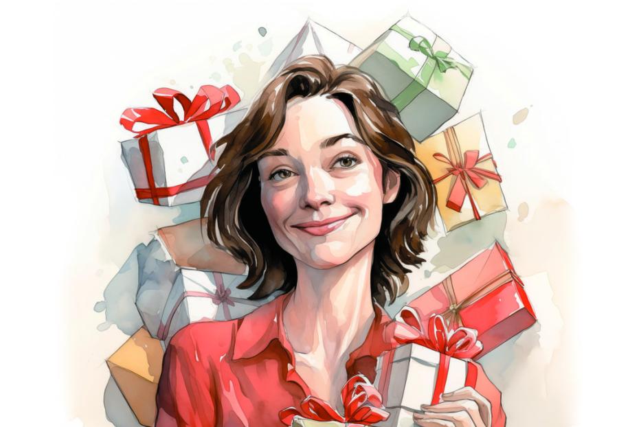 Auf der Suche nach passenden Weihnachtsgeschenken.