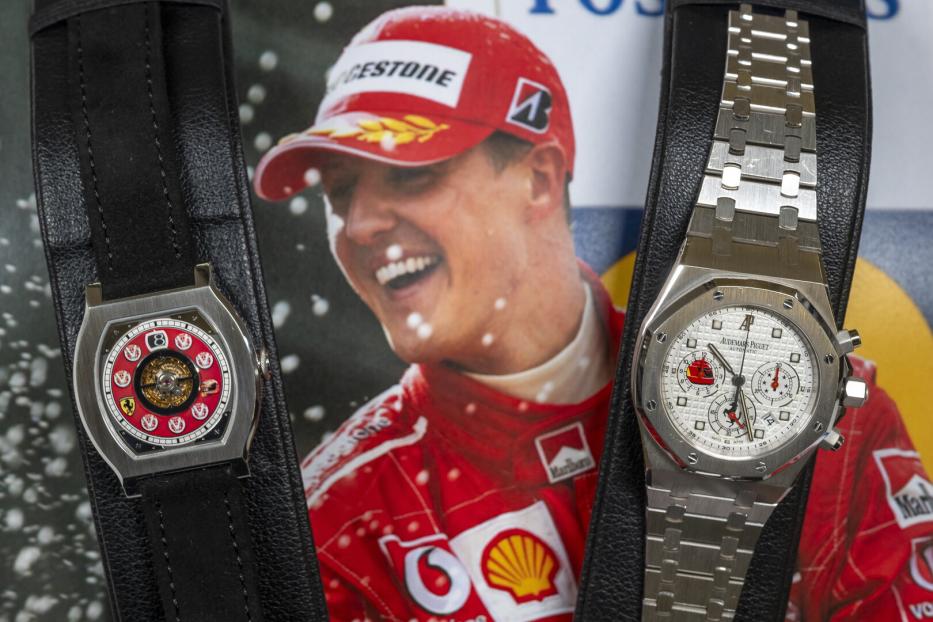 Uhren von Schumacher und Stallone werden versteigert.