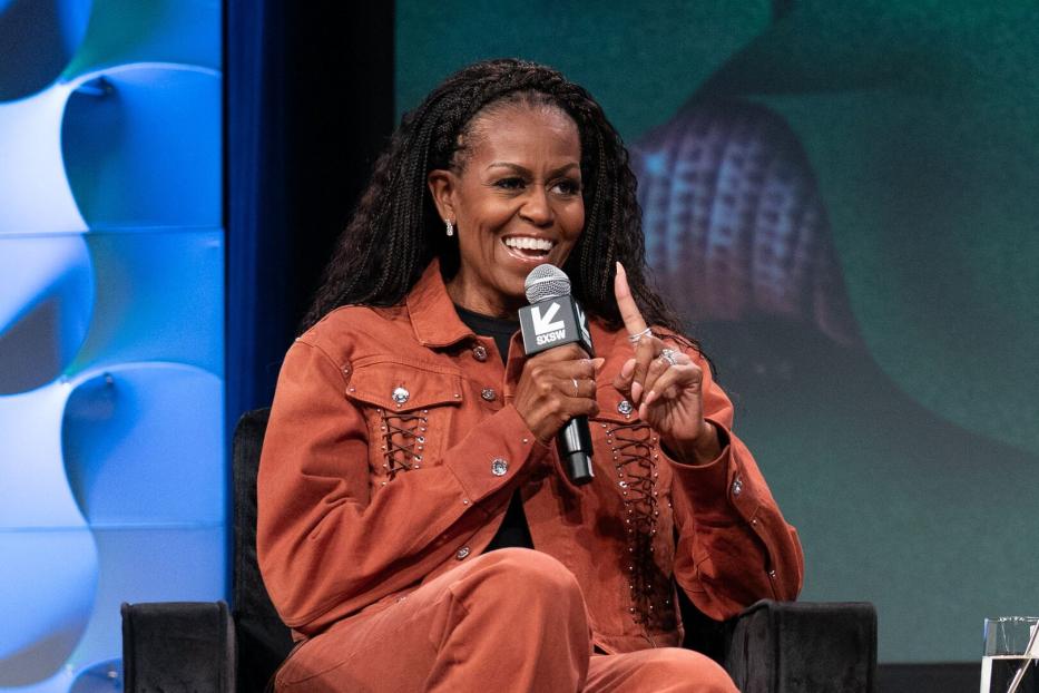 Michelle Obama spricht auf dem South by Southwest (SXSW) Festival.