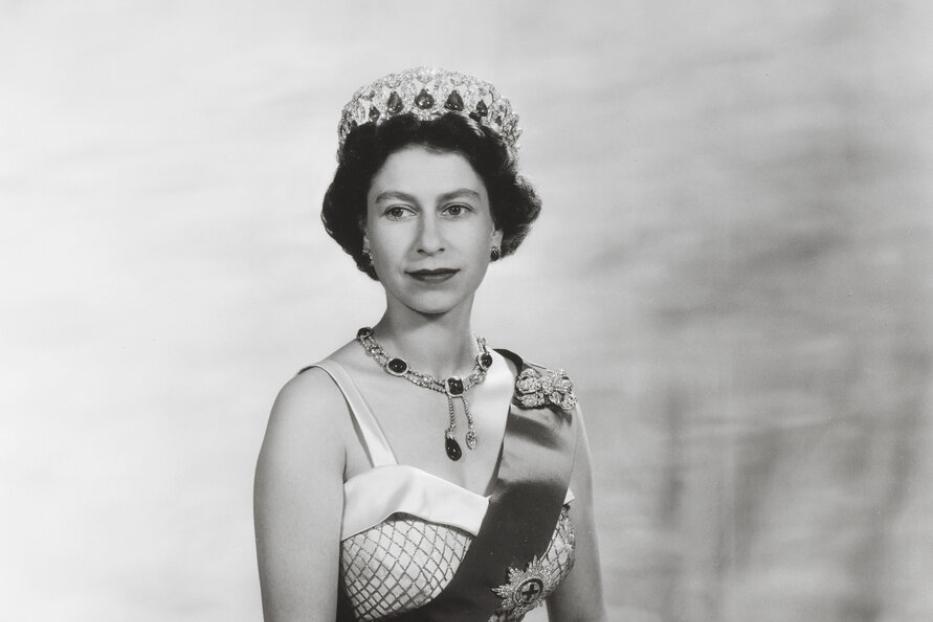 Königin Elizabeth II. bei der „Her Life in Style“-Ausstellung im Buckingham Palace 2026.