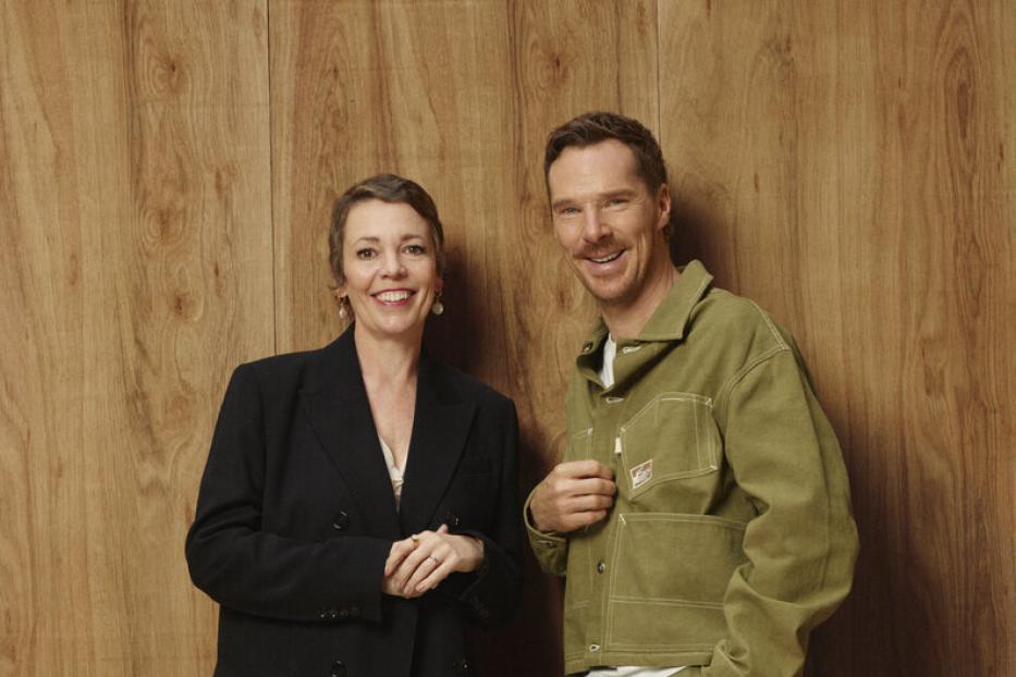 Die Schauspieler Olivia Colman und Benedict Cumberbatch.