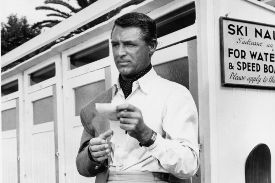 C.Grant in 'Über den Dächern von Nizza' - - C.Grant dans la 'Main au collet'