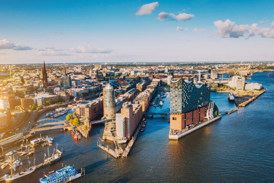 Ein Foto vom Hamburger Hafen