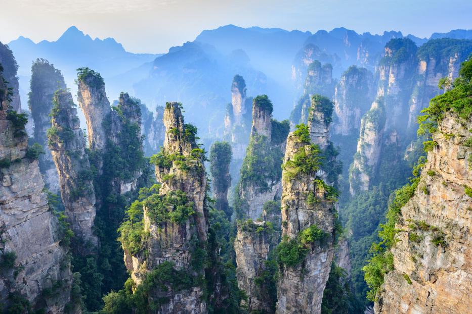 Landscape of Zhangjiajie
