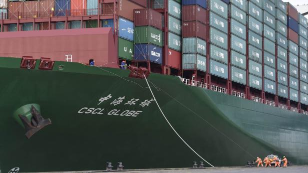 "CSCL Globe": Das größte Schiff der Welt