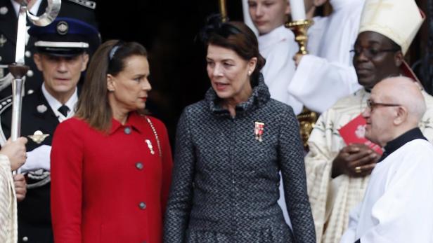 Prince Albert II of Monaco, his wife Princess Char Charlene & Albert zeigen ihre großen Zwillinge