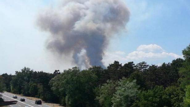 Waldbrand in St. Egyden