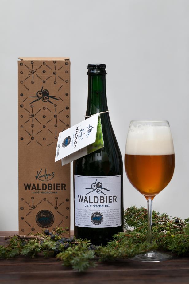 Waldbier 2016: Wacholderstrauch in der Flasche