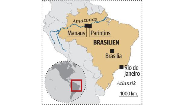 Diesmal führt Sie die Extratour nach Brasilien zum "Boi Bumba"-Spektakel in Parintins. Extratour: Karneval am Amazonas