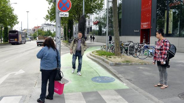 Grüne Radwege: Test laut Rathaus erfolgreich