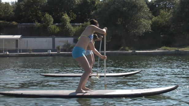 Bodytransforming auf dem SUP