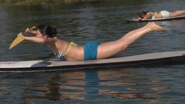 Bodytransforming auf dem SUP