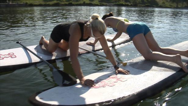 Bodytransforming auf dem SUP