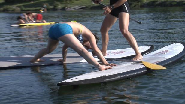 Bodytransforming auf dem SUP