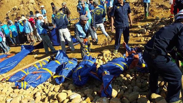 Myanmar: Erdrutsch bei Jade-Mine - über hundert Tote
