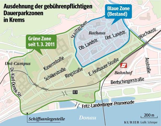 Krems: SP will die Grüne Zone stoppen