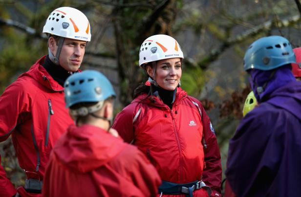 Kate & William haben ihre Hetz beim Klettern