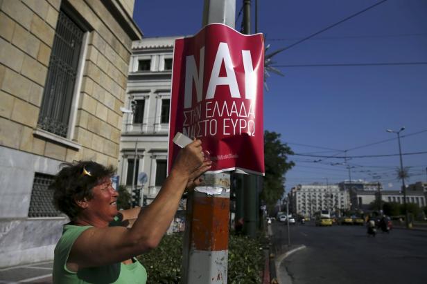 "Nein" und "Ja" liegen vor Referendum Kopf an Kopf