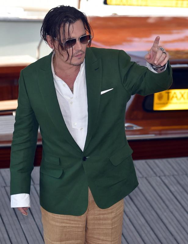 Johnny Depp mit neuer Deppen-Frisur
