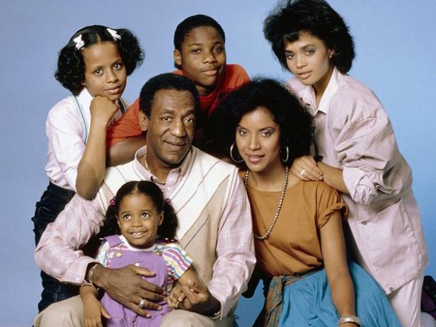 Die Besetzung der „Bill Cosby Show“ posiert für ein Gruppenfoto.
