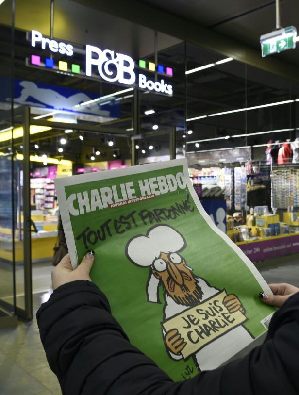 300 Stück "Charlie Hebdo" in Wien bereits vergriffen