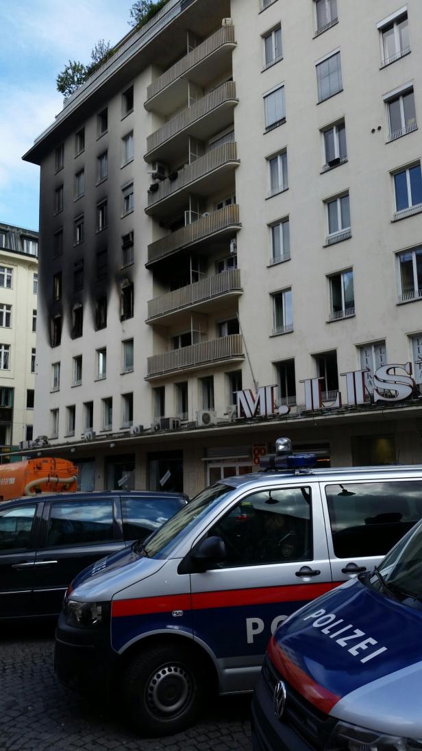 Brand in Wiener Innenstadt offenbar gelegt