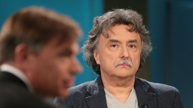 Porträt des deutschen Fernsehmoderators Hubertus Meyer-Burckhardt.