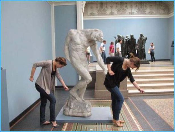 Wenn Statuen zu Späßen aufgelegt sind | kurier.at Wenn Statuen zu Späßen aufgelegt sind | kurier.at