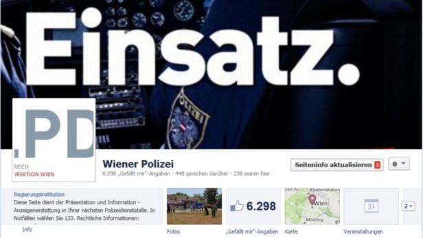 Wiener Polizei fahndet ab sofort auf Facebook