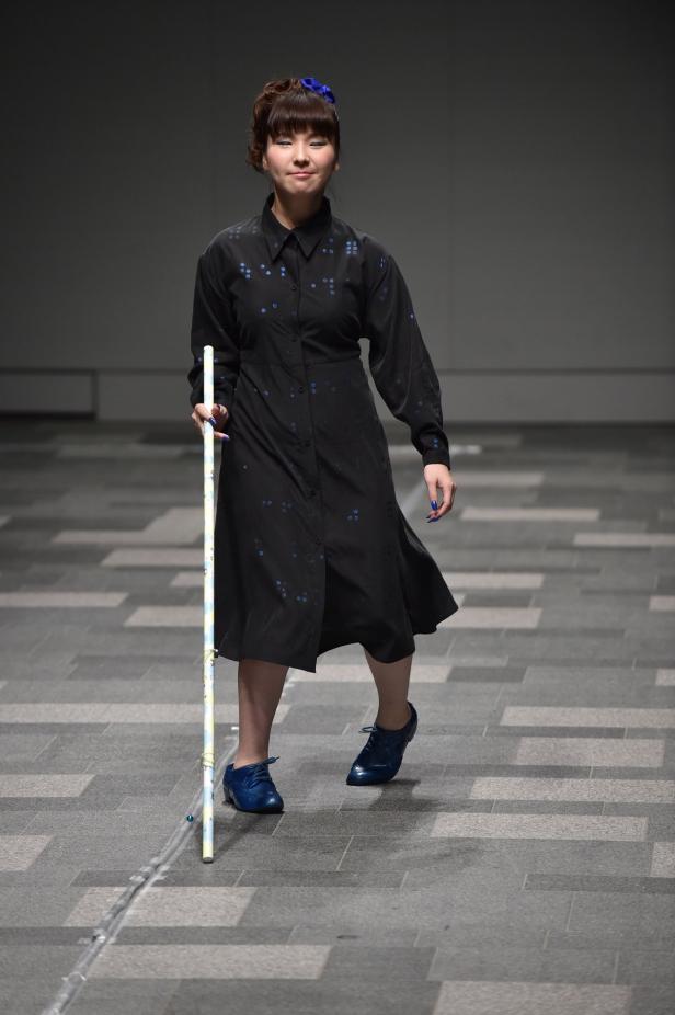 Geheilte Lepra-Patientin lief bei Fashion Week mit