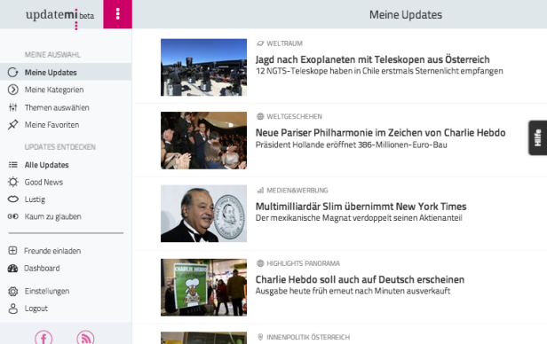 Updatemi Android App Image 2