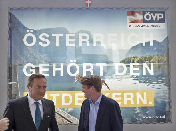 PRÄSENTAION ÖVP-PLAKATKAMPAGNE: RAUCH / JURACZKA