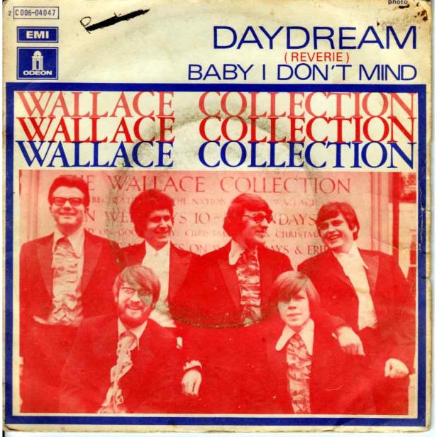 Das Cover der Single „Daydream“ von Wallace Collection zeigt die Bandmitglieder.