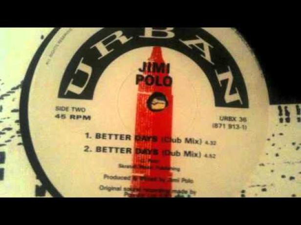 Das Schallplattencover von Jimi Polos „Better Days“ auf dem Urban-Label.