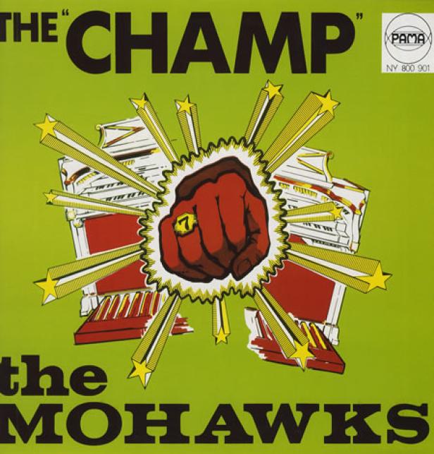 Das Cover des Albums „The Champ“ von The Mohawks zeigt eine Faust mit einem goldenen Ring.