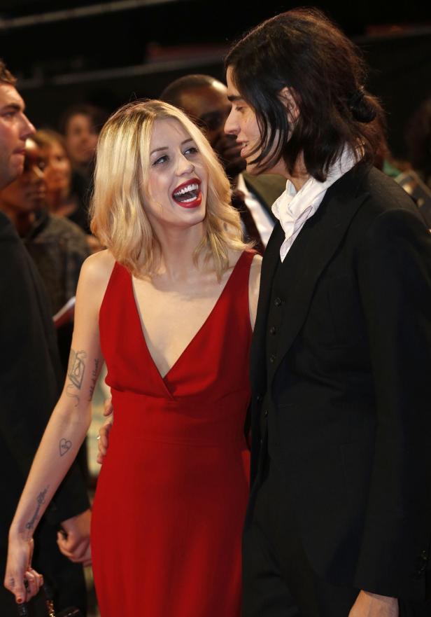 Peaches, daughter of Bob Geldof, and her husband a