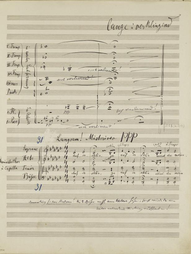 Mahlers mythisches Manuskript vor Auktion