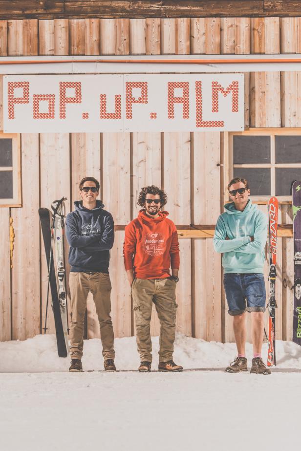 Pop Up Alm, honorarfrei…