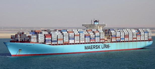 Das größte Containerschiff der Welt steht bereit